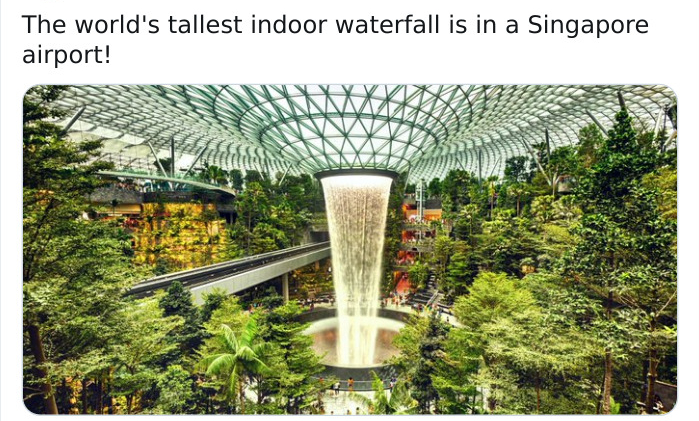 singapore jewel high resolution - The world's tallest indoor waterfall is in a Singapore airport!