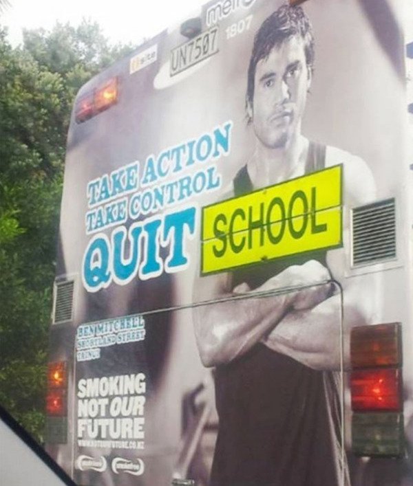 funny ad fails - me Un 7507 1907 Take Action Take Control Qulit School Berichte Pe Serdele Strede Smoking Not Our Future