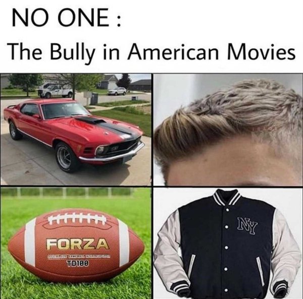 bully in american movies - No One The Bully in American Movies Ny Forza TD100