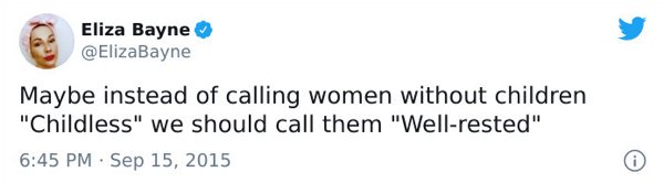 himbo is ableist - Eliza Bayne Maybe instead of calling women without children "Childless" we should call them "Wellrested" .