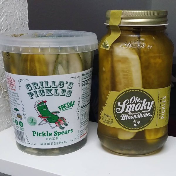 pickling - Muito Grillo'S Smoky Fresh Moonshine Pickles Tender 5 750ml To A Wproof Moonshine, Pickle Spears Classic Dill 32 Floz 101 946 ml