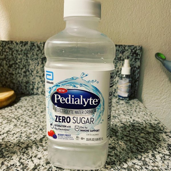 liquid - No Abbott New Pedialyte Electrolyte Water Drink Zero Sugar Hydration with Kay Electrolyte. Line for Berry Frost Makalelor With Ghrebillede Immune Support Low In Calories Do 338FL Oz 105 011