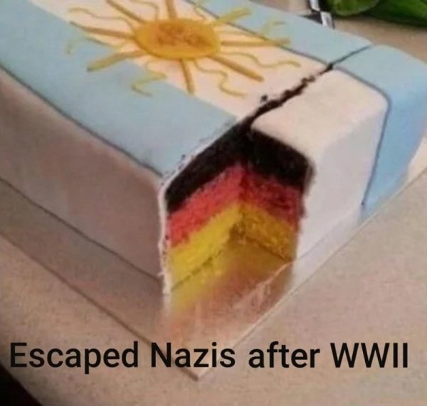 argentina germany cake - Escaped Nazis after Wwii