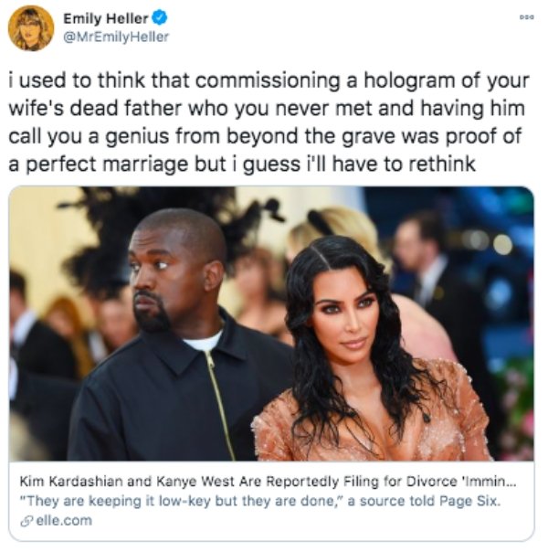 26 Memes & Jokes About Kanye & Kim Getting Divorced