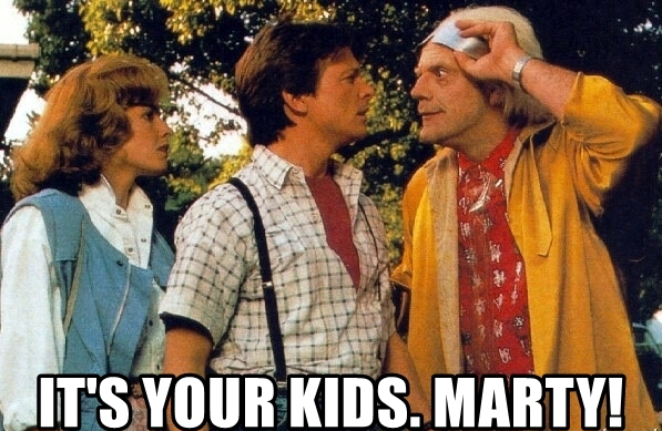 back to the future clothing style - It'S Your Kids. Marty!
