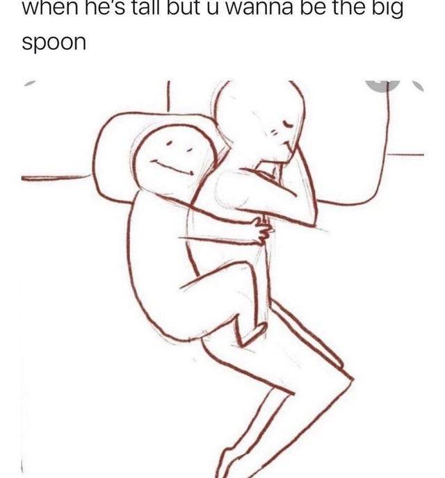 clothing - when he's tall but u wanna be the big spoon