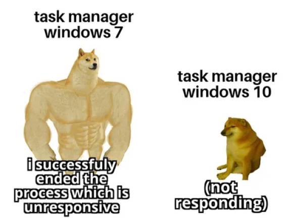 task manager windows 7 task manager windows 10 i successfuly ended the process which is unresponsive not responding