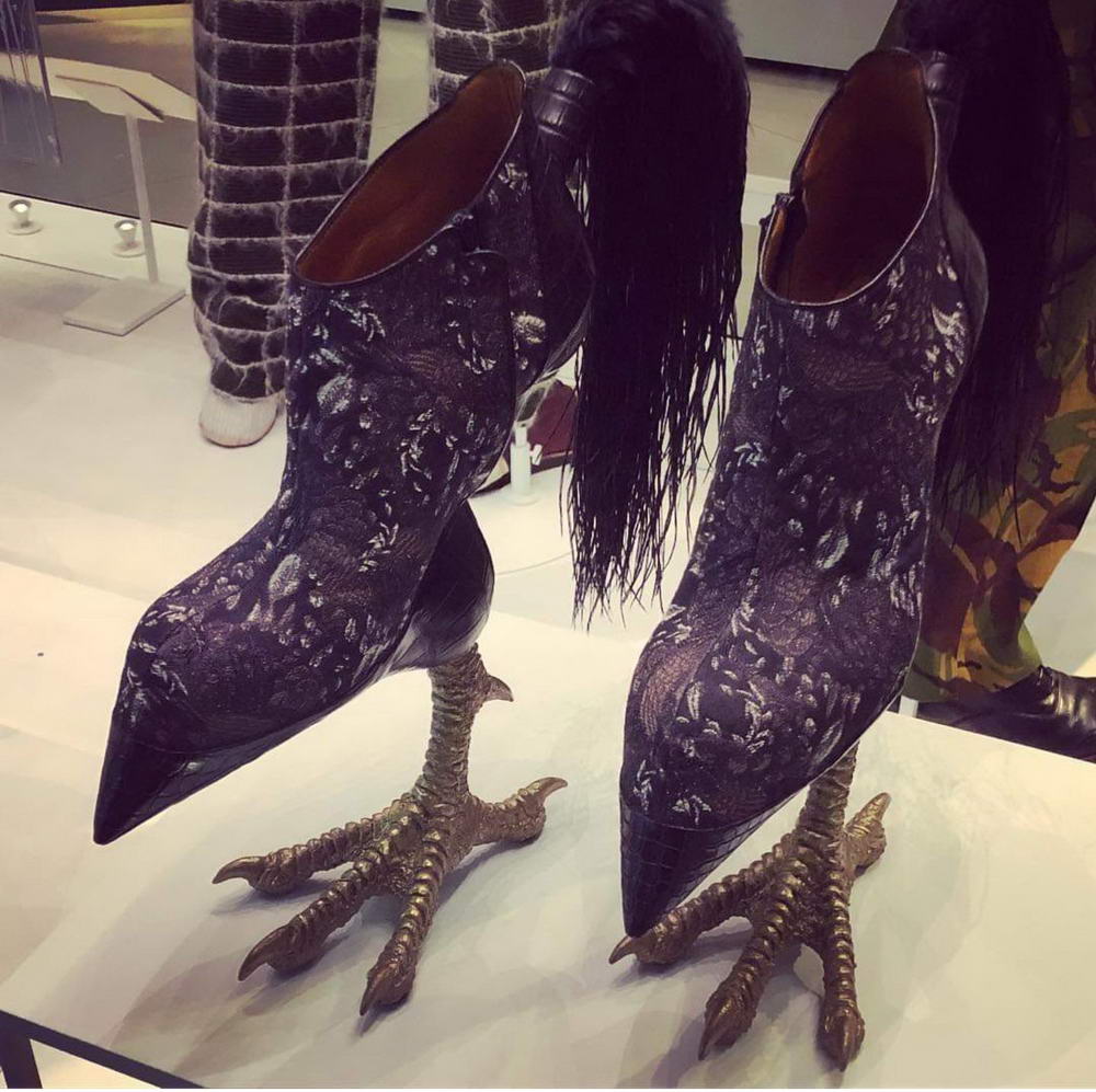 wtf images - high heels made from birds feet