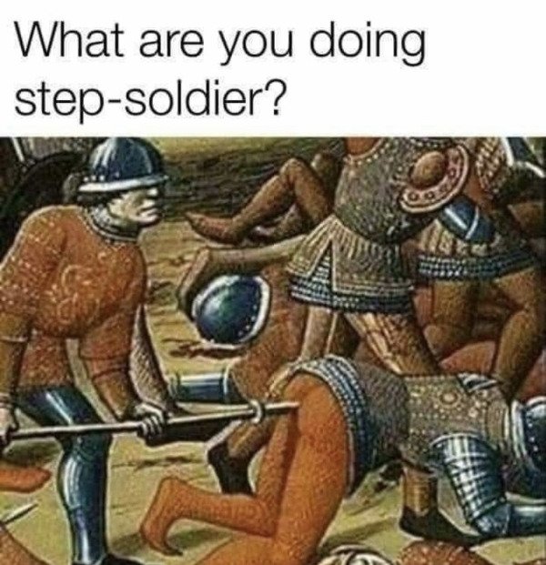 funny memes -- What are you doing stepsoldier?