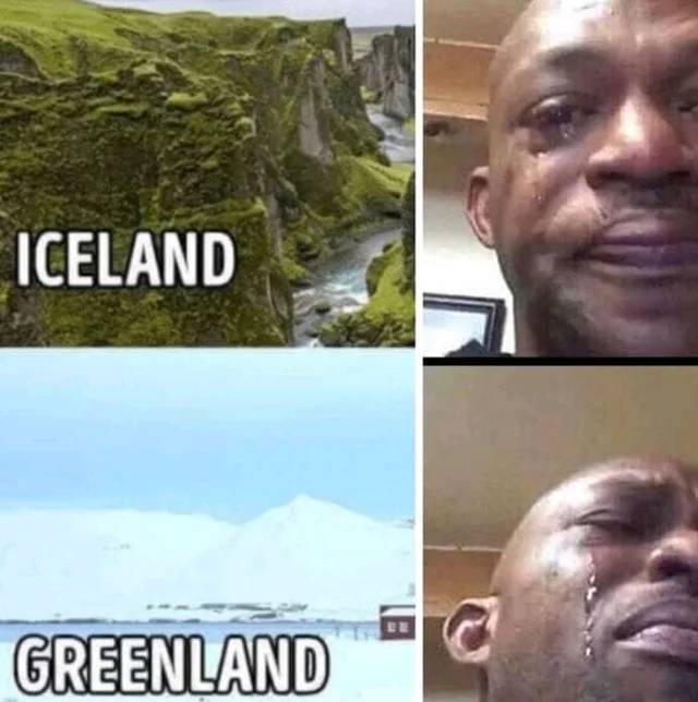 long does trash live meme fortnite - Iceland Greenland