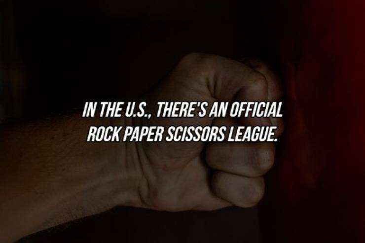 hand - In The U.S., There'S An Official Rock Paper Scissors League.