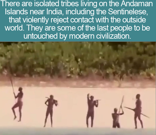 indian island tribe - There are isolated tribes living on the Andaman Islands near India, including the Sentinelese, that violently reject contact with the outside world. They are some of the last people to be untouched by modern civilization.