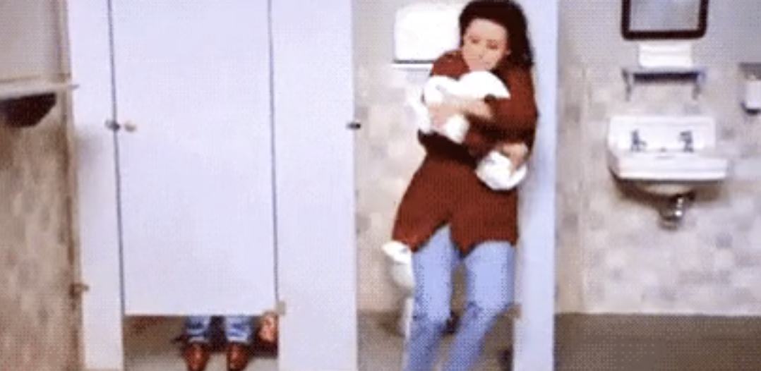 elaine from seinfeld spare a square -