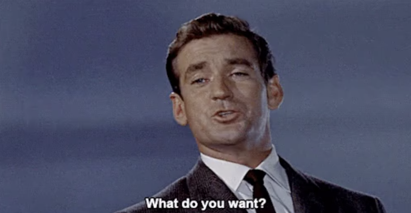 rod taylor tippi hedren gif animated - What do you want?