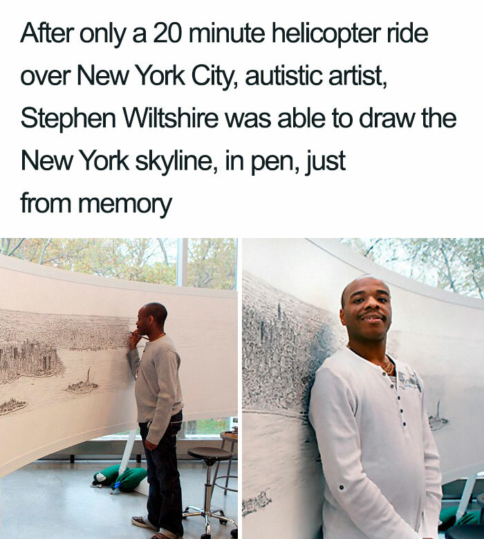 stephen wiltshire new york - After only a 20 minute helicopter ride over New York City, autistic artist, Stephen Wiltshire was able to draw the New York skyline, in pen, just from memory