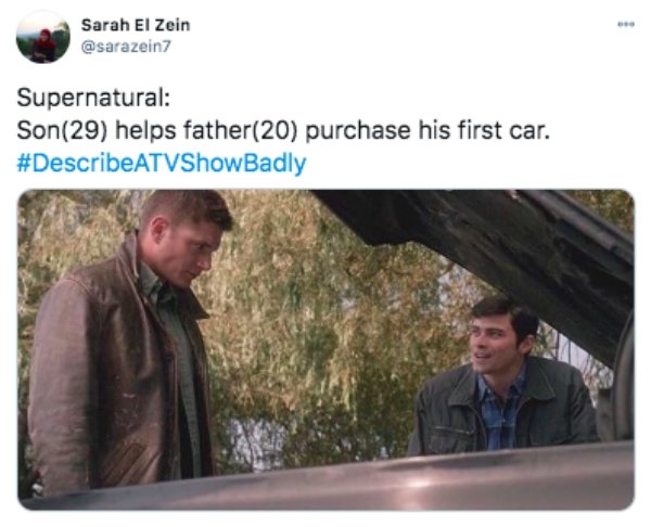 photo caption - Sarah El Zein Supernatural Son29 helps father20 purchase his first car.