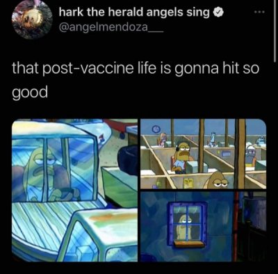 glass - hark the herald angels sing that postvaccine life is gonna hit so good