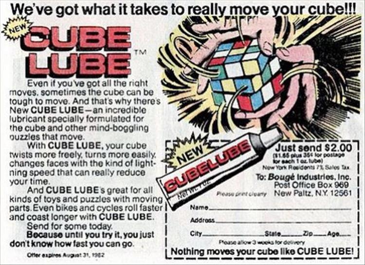 cube lube - Newz We've got what it takes to really move your cube!!! Gube Lube Tm Sinh Even if you ve got all the right moves, sometimes the cube can be tough to move. And that's why there's New Cube Lubean incredible lubricant specially formulated for th