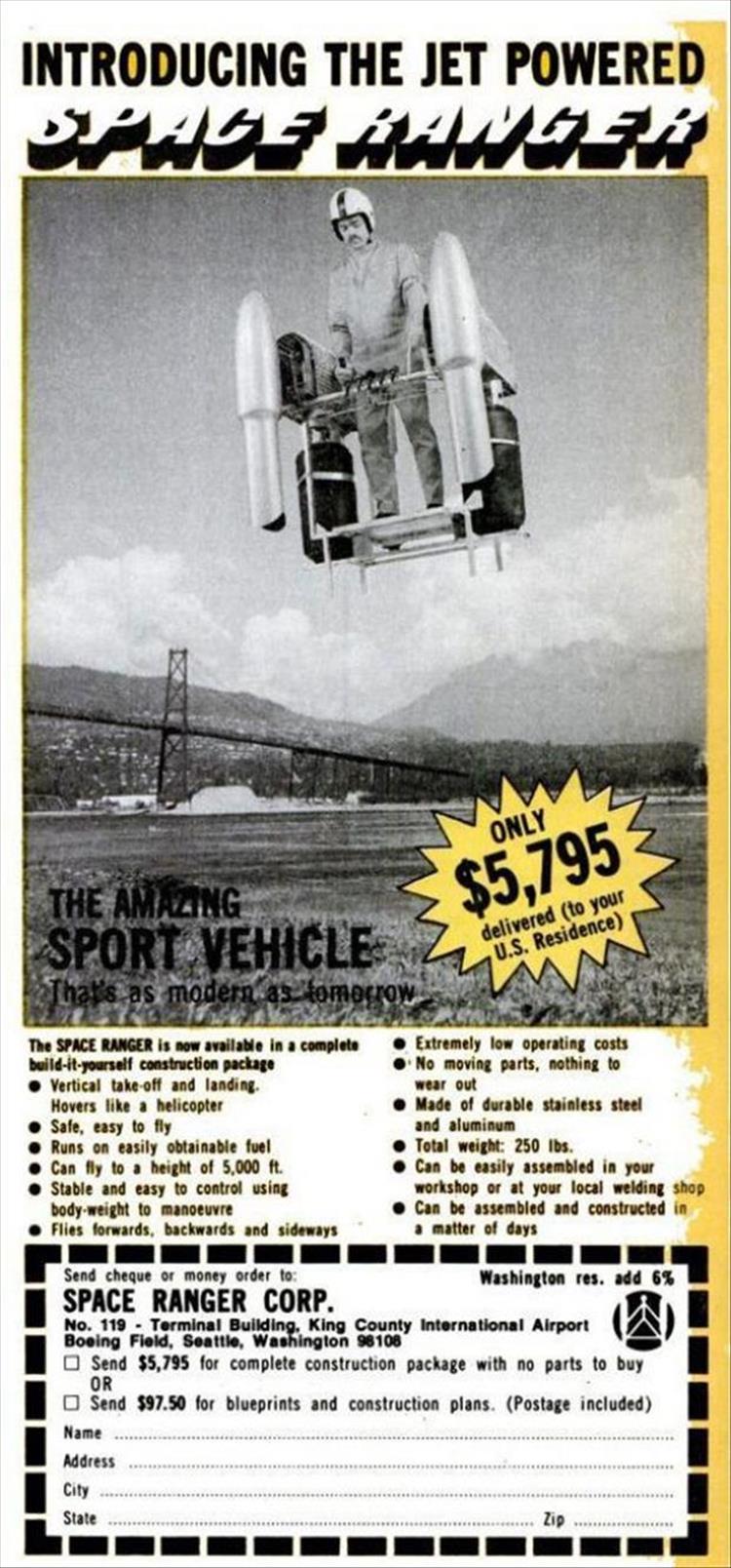 jet powered space ranger - Introducing The Jet Powered Stage Only $5,795 The Amaang Sport Vehicle That's as modern as tomorrow delivered to your U.S. Residence The Space Ranger is now available in a complete buildityourself construction package Vertical t