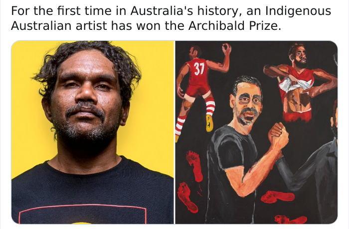 t shirt - For the first time in Australia's history, an Indigenous Australian artist has won the Archibald Prize. 37