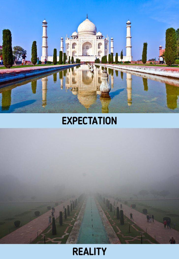 taj mahal - Plt " Expectation Reality