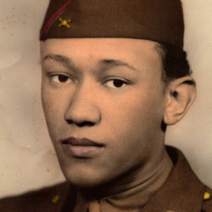 Waverly Woodson, a black medic who treated at least 200 injured men on D-Day while injured himself. As he hit the beach a shell tore apart his landing craft, filling him with shrapnel. Despite this, he set up an aid station and treated wounds for 30 hours, at one point even amputating a foot.