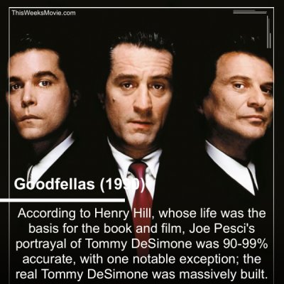 goodfellas 4k blu ray cover - This Weeks Movie.com Goodfellas 19 According to Henry Hill, whose life was the basis for the book and film, Joe Pesci's portrayal of Tommy DeSimone was 9099% accurate, with one notable exception; the real Tommy De Simone was 