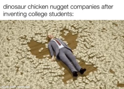 money angel gif - dinosaur chicken nugget companies after inventing college students made with nematec