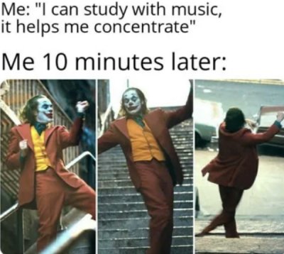 joaquin phoenix joker behind the scenes - Me "I can study with music, it helps me concentrate" Me 10 minutes later