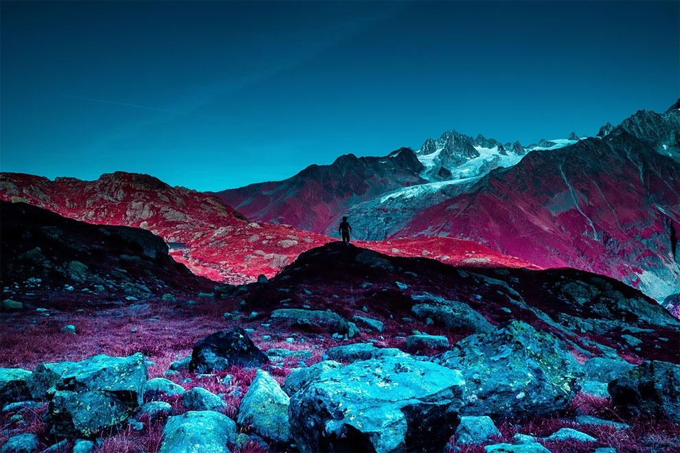 Life on Mars, in the infrared chrome category. (Photo by Katie Farr)