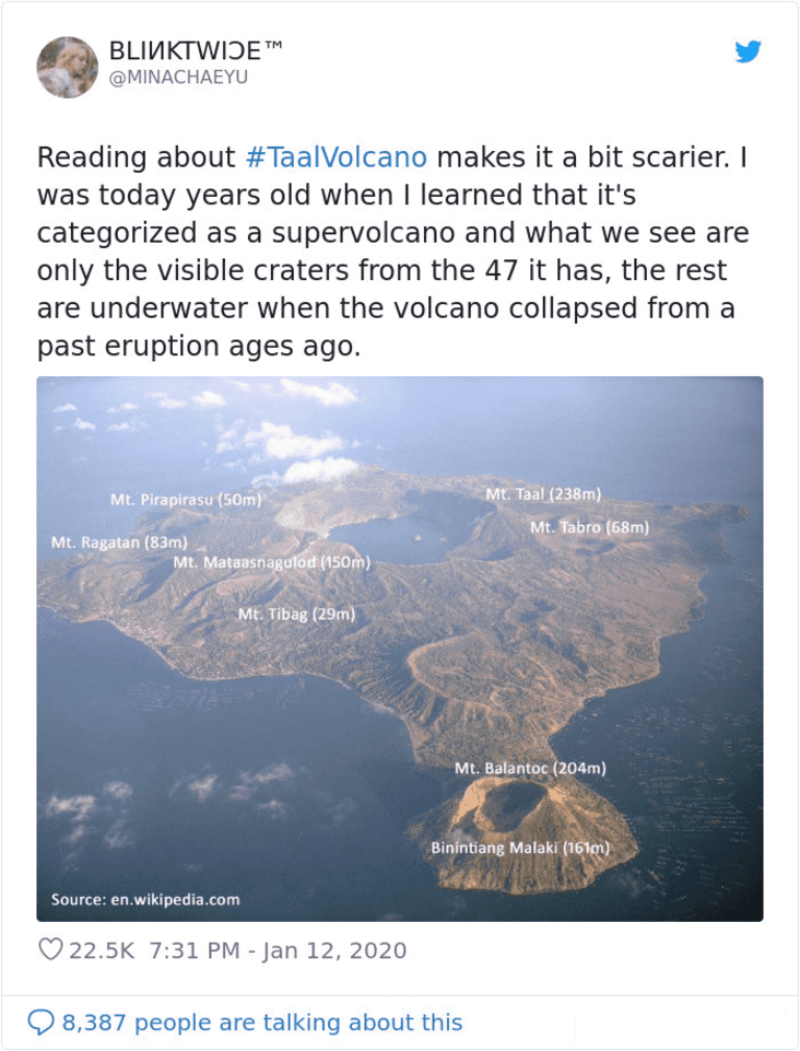 cool fun facts - reading about volcano makes it a bit scarier. I was today years old when I learned that it's categorized as a super volcano