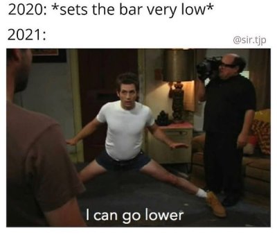 2020 i can go lower meme - 2020 sets the bar very low 2021 .jp I can go lower