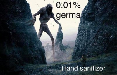 extreme sport - 0.01% germs Hand sanitizer