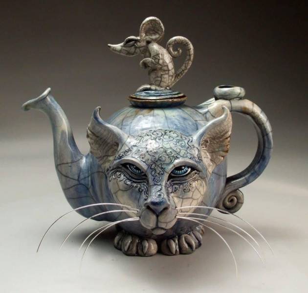 cat and mouse teapot - Dns O