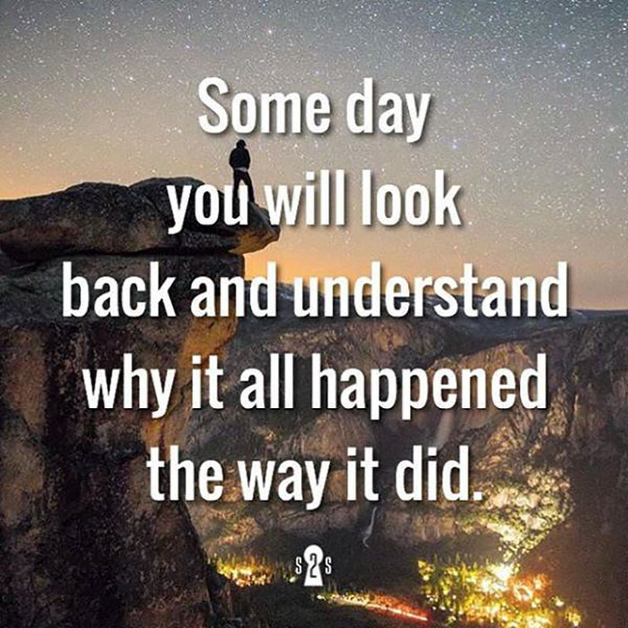 sky - Some day you will look back and understand why it all happened the way it did Sys