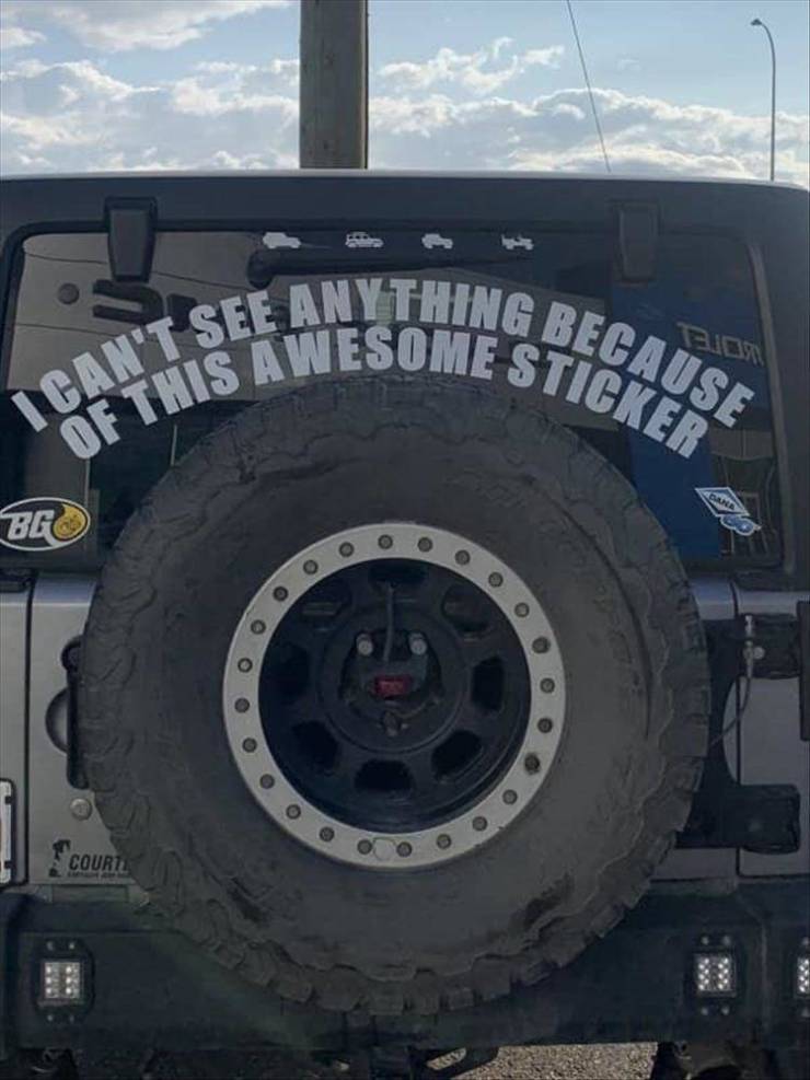 funny memes - I Can'T See Anything Because Of This Awesome Sticker