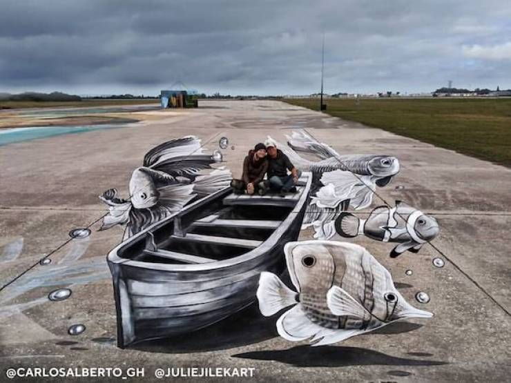 34 Amazing 3D Street Art Works