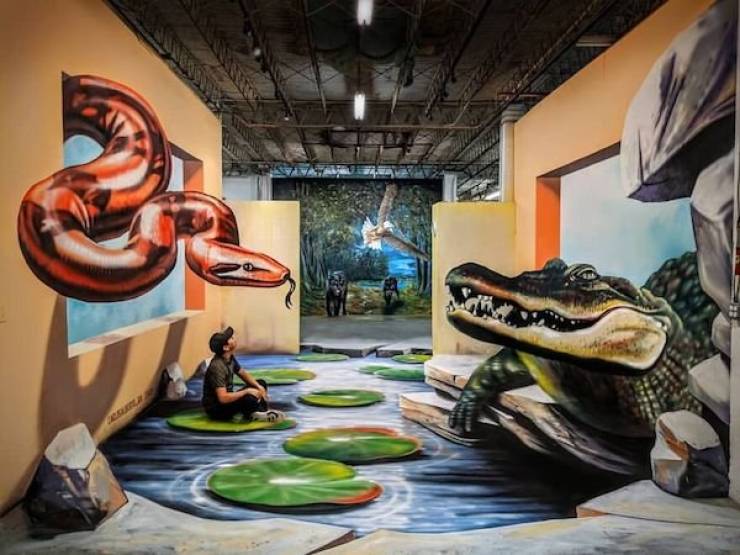 34 Amazing 3D Street Art Works