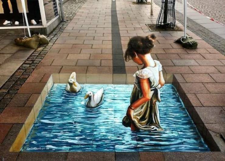 34 Amazing 3D Street Art Works