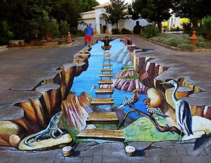 34 Amazing 3D Street Art Works