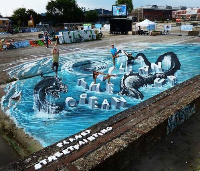 34 Amazing 3D Street Art Works