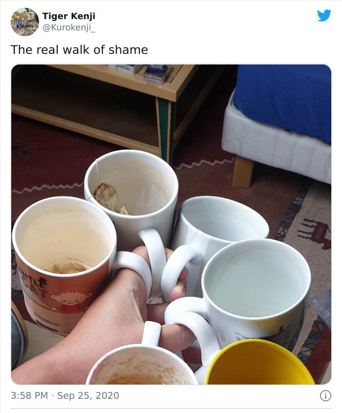real walk of shame coffee cups - Tiger Kenji The real walk of shame Vinnu