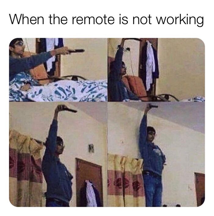 remote is not working - When the remote is not working