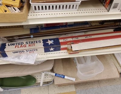 wood - No United States Flag Kit United States