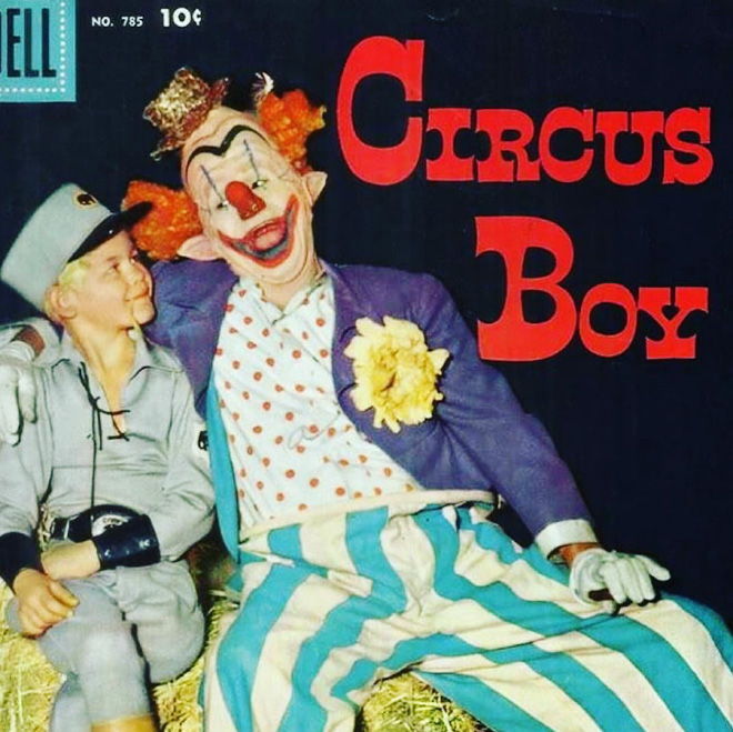 clown album covers - No. 785 104 Jell Circus Boy