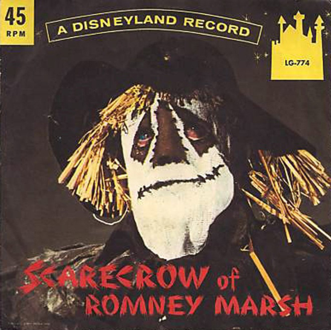 creepy album covers - A Disneyland Record 45 Rpm Lg774 Recrow of Romney Marsh