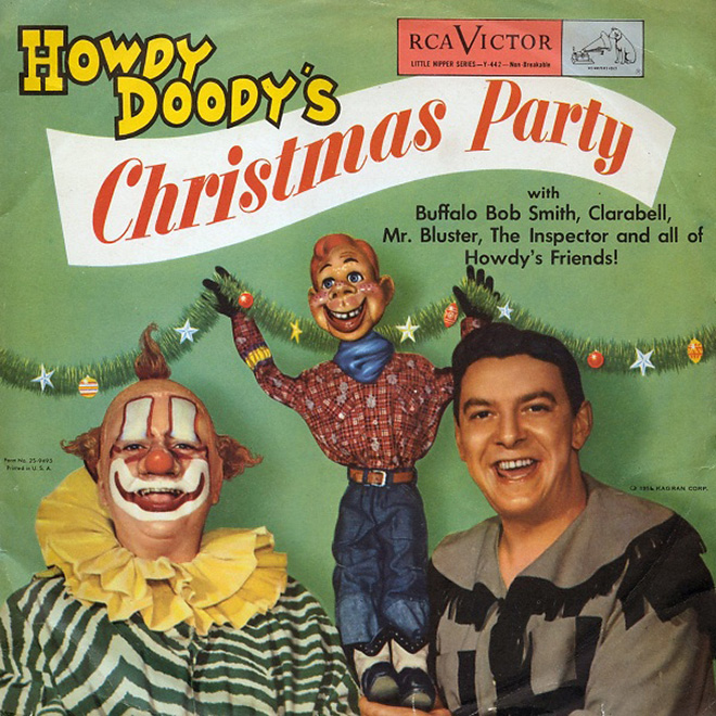 vintage christmas album covers - Rca Victor Uttle Per SiresY442Nora | Christmas Party Howdy Doody'S with Buffalo Bob Smith, Clarabell, Mr. Bluster, The Inspector and all of Howdy's Friends! Usa Nb O Kadran Corp.