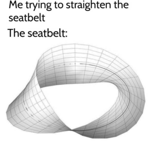 circle - Me trying to straighten the seatbelt The seatbelt