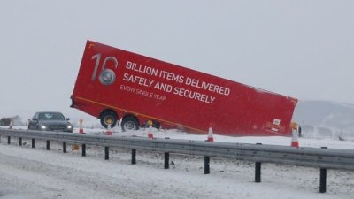 snow - 16 Billion Items Delivered Safely And Securely Every Single Year