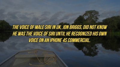 reflection - The Voice Of Male Siri In Uk, Jon Briggs, Did Not Know He Was The Voice Of Siri Until He Recognized His Own Voice On An Iphone 4S Commercial